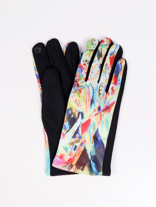 Oil Painting Design Touch Screen Glove